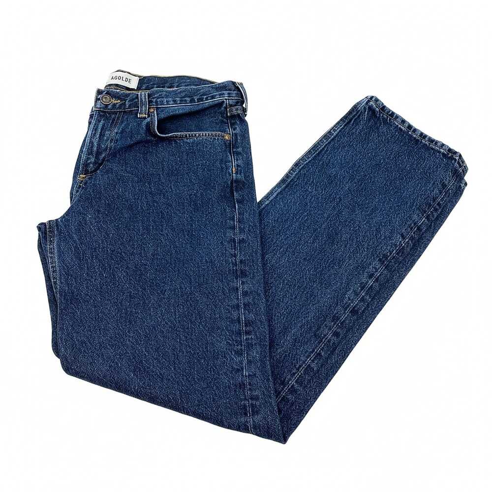 Agolde Blue 100% Cotton Straight Leg Jeans | Women’s Size S